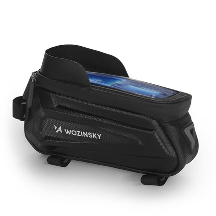 WOZINSKY Bicycle bag for frame with case on phone 1.7 l black – image 2