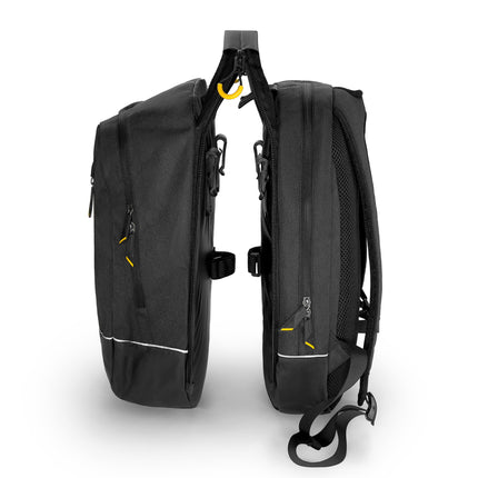 WOZINSKY Bicycle bag double backpack 2in1 30l black – image 6