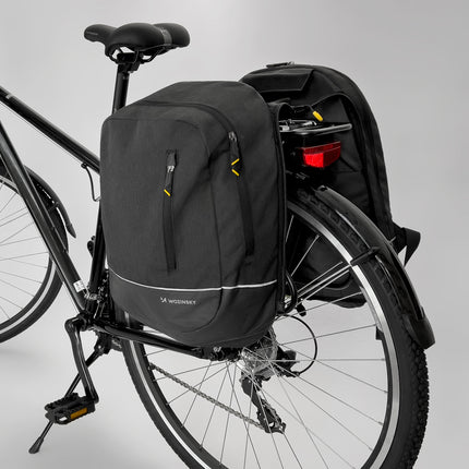 WOZINSKY Bicycle bag double backpack 2in1 30l black – image 8
