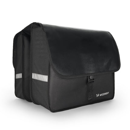 WOZINSKY Bicycle sac for double trunk 28 l black – image 2