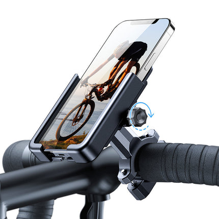 WOZINSKY Metal handle for phone for bike. black scooter – image 2