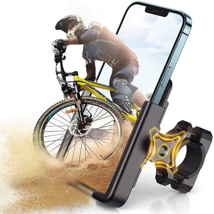 WOZINSKY Metal handle for phone for bike. black scooter – image 4