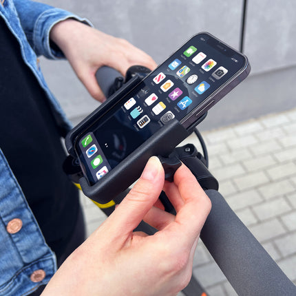 WOZINSKY Metal handle for phone for bike. black scooter – image 6