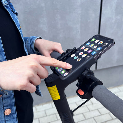 WOZINSKY Metal handle for phone for bike. black scooter – image 7