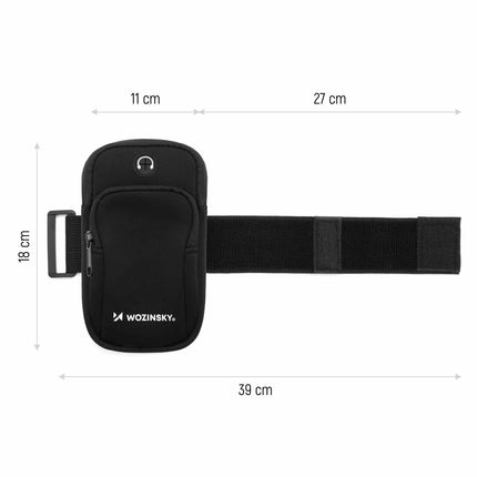 WOZINSKY Phone band for running black armband – image 3