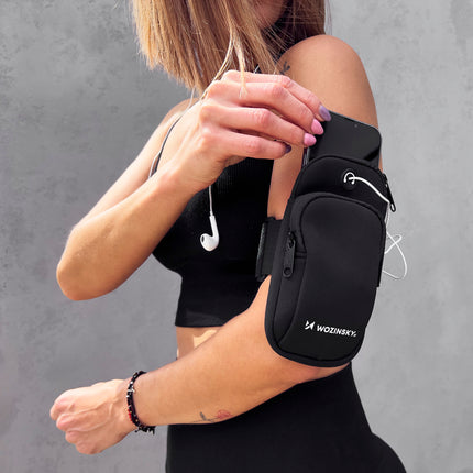 WOZINSKY Phone band for running black armband – image 5