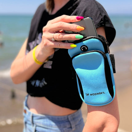 WOZINSKY Phone band for running black armband – image 9