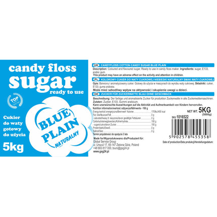 GSG24 Coloured sugar for cotton red with natural flavor 5kg – image 6