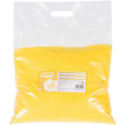 GSG24 Coloured sugar for cotton yellow with vanilla flavor 5kg – image 2