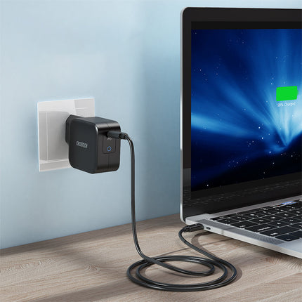 CHOETECH GaN USB Fast PowerDelivery Black Type C 61W 3A PowerDelivery – image 3