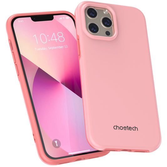 CHOETECH Case for iPhone 13 Pro MFM Anti-drop case pink