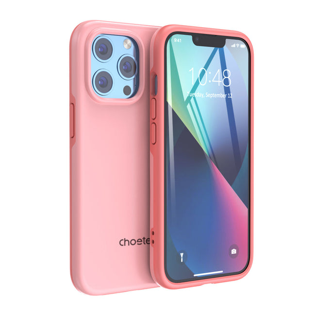 CHOETECH Case for iPhone 13 Pro MFM Anti-drop case pink