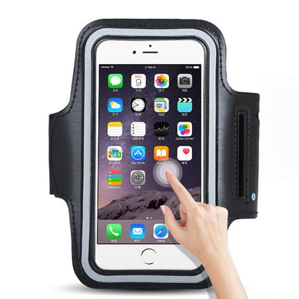 HURTEL Armband for running shoulder band on phone smartphone 6 in black – image 3