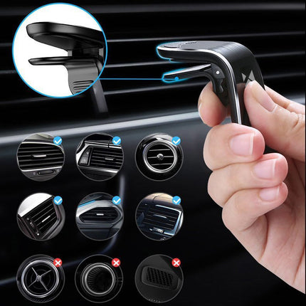 WOZINSKY Magnetic holder for phone on ventilation grille black air – image 10