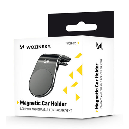 WOZINSKY Magnetic holder for phone on ventilation grille black air – image 5