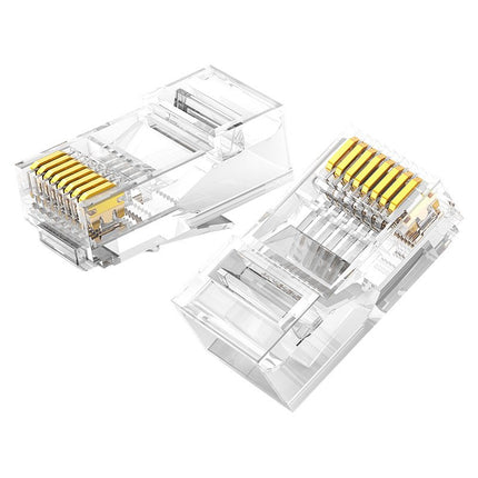 UGREEN RJ45 8P8C Cat 6 plugin transparent 10pcs – image 2