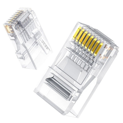 UGREEN RJ45 8P8C Cat 6 plugin transparent 10pcs – image 5