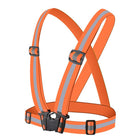 HURTEL Reflective straps for bike motor for running reflective vest orange