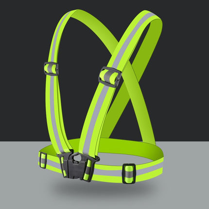 HURTEL Reflective straps for bike motor for running reflective vest orange – image 4