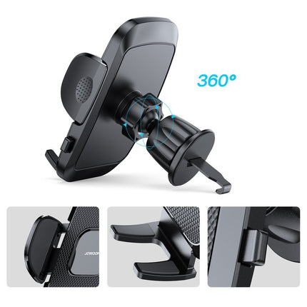 JOYROOM Car clamping phone holder for air vent, black – image 5
