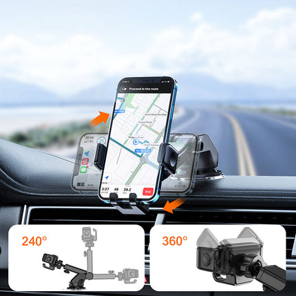 JOYROOM Car handle for smartphone on dashboard black – image 3