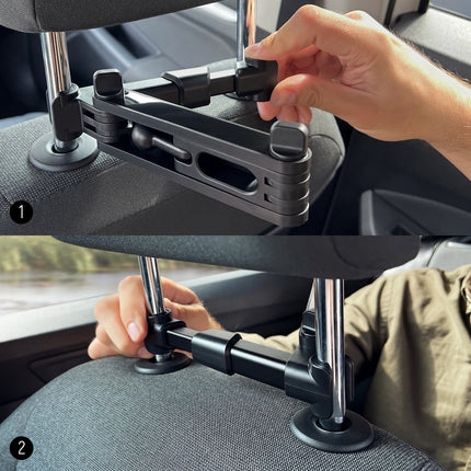 WOZINSKY Headrest holder for tablet or phone adjustable black – image 10