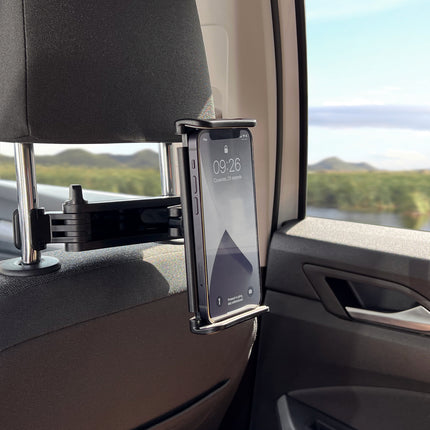 WOZINSKY Headrest holder for tablet or phone adjustable black – image 9
