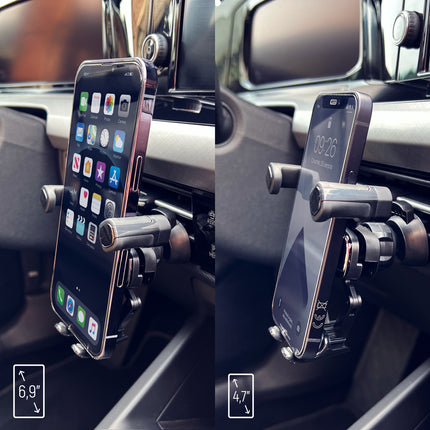 WOZINSKY Gravity handle for phone on grate in black car – image 8