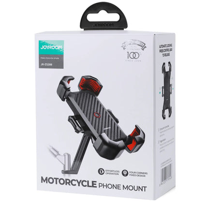 JOYROOM Phone holder for motorcycle smartphone on the handlebar, black – image 4