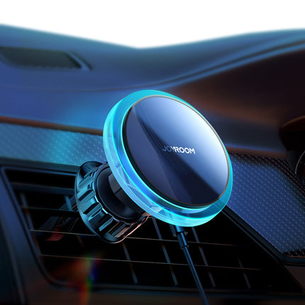 JOYROOM Car holder for phone with induction charger Qi 15W MagSafe for silver grate – image 10
