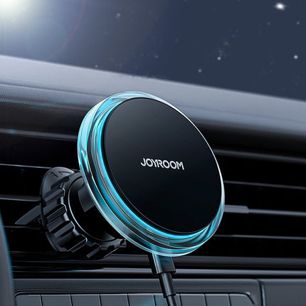 JOYROOM Car holder for phone with induction charger Qi 15W MagSafe for silver grate – image 11
