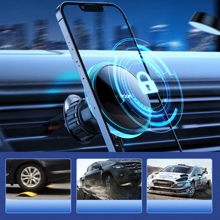 JOYROOM Car holder for phone with induction charger Qi 15W MagSafe for silver grate – image 7