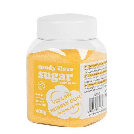 GSG24 Coloured sugar for cotton blue with a taste of balloon gum 400g – image 3