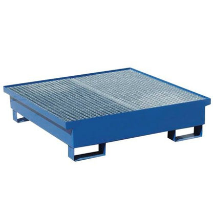 MEVA Metal spill tub for 4 barrels 200L 120x120cm – image 2