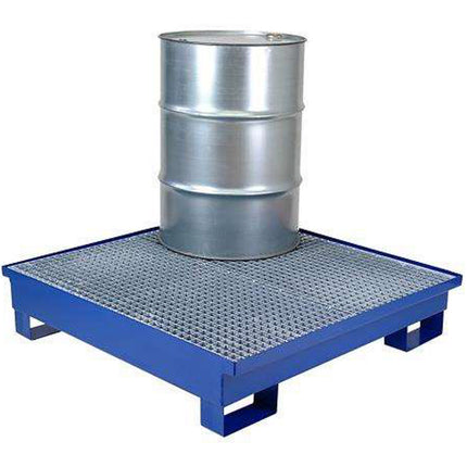 MEVA Metal tub for 4 barrels 200L 120x120cm