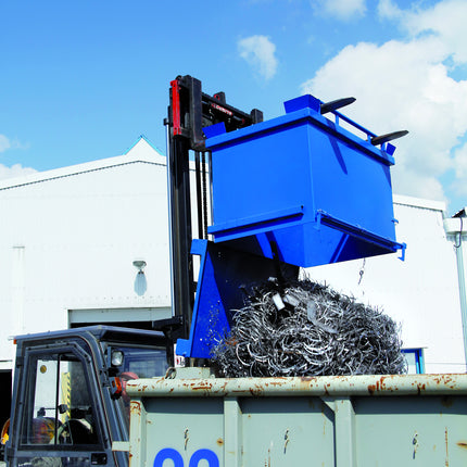 MEVA container with tilted opening flap bottom 600L – image 2