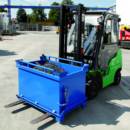 MEVA container with tilted opening flap bottom 600L – image 4