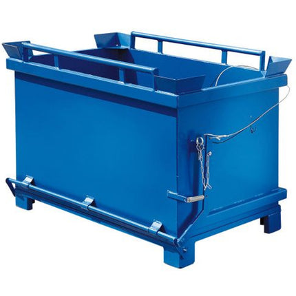 MEVA container with tilted opening flap bottom 600L