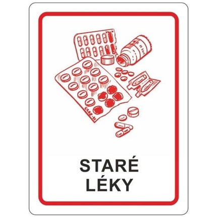 GSG24 Tank sticker for old medicines 16x12cm
