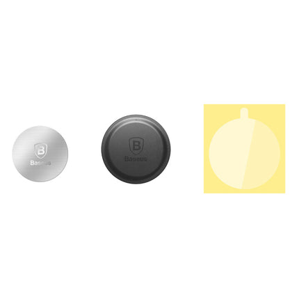 BASEUS Self-adhesive metal plate caps for magnetic silver phone handles – image 7
