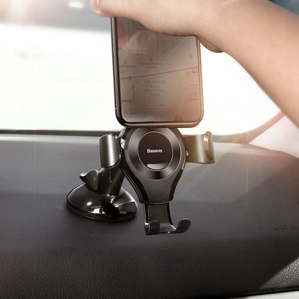 BASEUS Osculum gravity car phone holder for the windshield or dashboard, black – image 10
