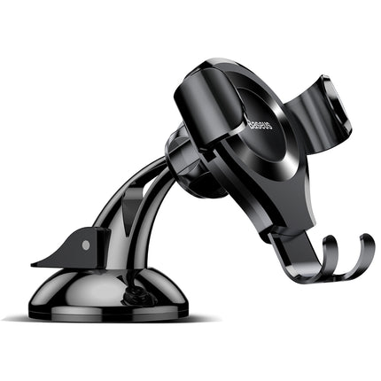 BASEUS Osculum gravity car phone holder for the windshield or dashboard, black – image 3