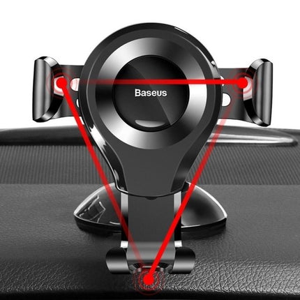 BASEUS Osculum gravity car phone holder for the windshield or dashboard, black – image 5