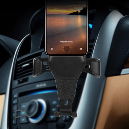 HURTEL Car holder for gravity phone on ventilation grille Car Holder H01 black – image 6