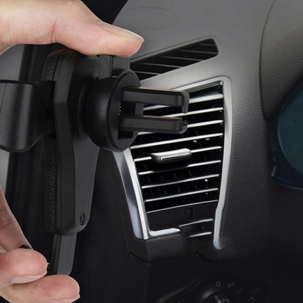 HURTEL Car holder for gravity phone on ventilation grille Car Holder H01 black – image 8