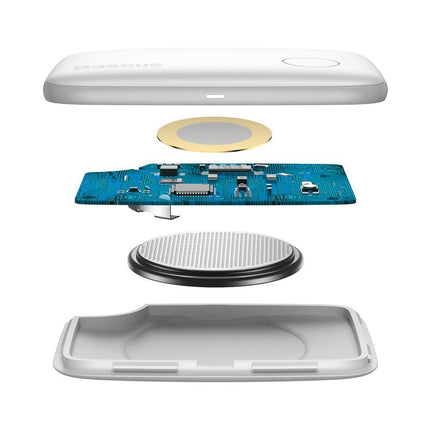 BASEUS T2 key chain mini wireless keypad and other white items – image 4