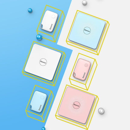 BASEUS T2 key chain mini wireless keypad and other white items – image 6