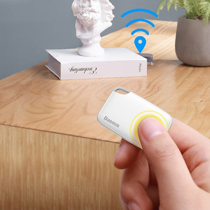BASEUS T2 key chain mini wireless keypad and other white items – image 9