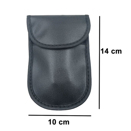 HURTEL Car keys anti-theft case Faraday cage 14x10cm black – image 6
