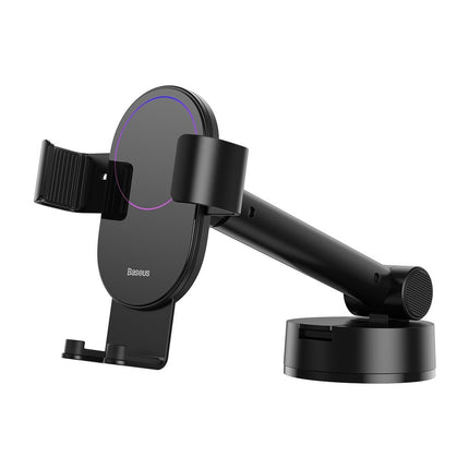 BASEUS Telescopic gravity grip for black dashboard window – image 10